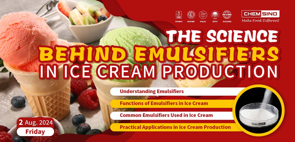 The Science Behind Emulsifiers in Ice Cream Production